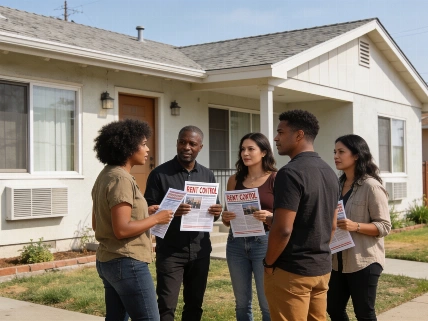 Tenant Groups Confront Real Estate Lobby Over Rent Control in California Cities Information Press